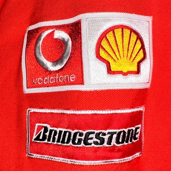 RACING FORMULA 1 F1 SCUDERIA FERRARI SHIRT FILA XL SCHUMACHER ERA Jersey RED - Picture 4 of 9